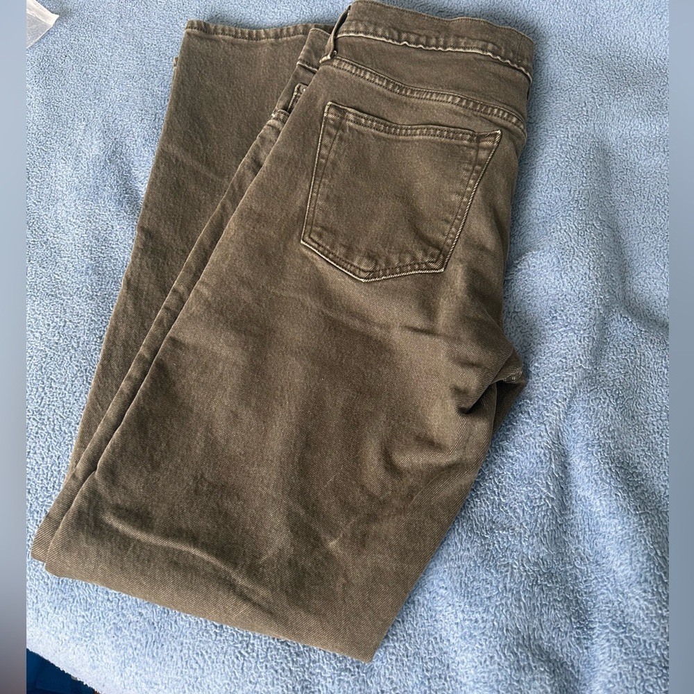 Abercrombie &fitch Green Jean